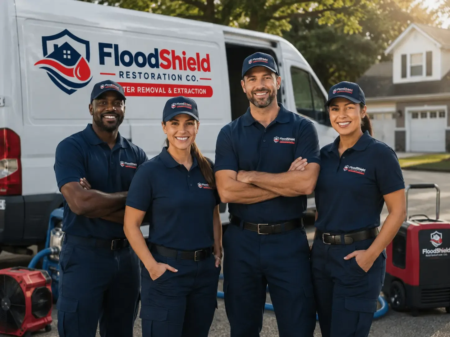 Flood Damage Restoration company in Van Buren, OH